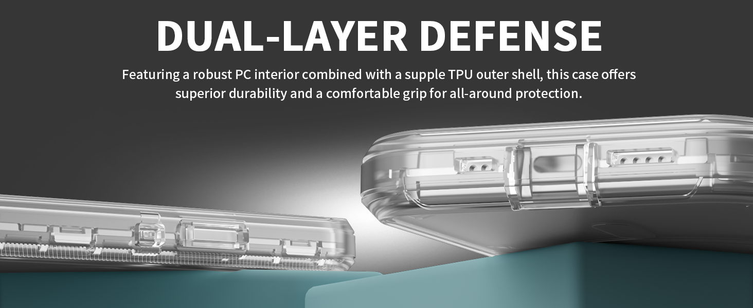 Precise cutouts for speakers, charging port and buttons, ensuring its functionality