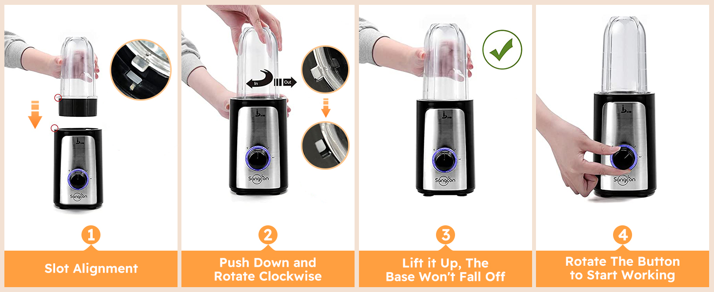 Sangcon 5-in-1 Blender and Food Processor Combo for Kitchen