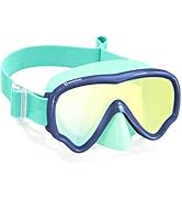 Vvinca Kids Swim Goggles with Nose Cover, Anti-Fog/UV Swimming Mask for Boys Girls 3-15, No Hair ...