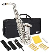 LyxJam Alto Saxophone E Flat Brass Sax Kit, Professional Sound, Complete Accessories, Ideal for A...