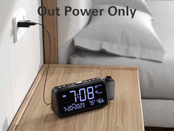 electric alarm clocks for bedrooms