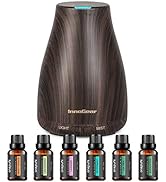 InnoGear Essential Oil Diffuser with Oils, 100ml Aromatherapy Diffuser with 6 Essential Oils Set,...
