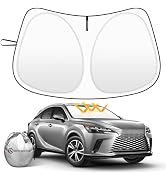 Car Windshield Sun Shade Compatible with 2023 2024 2025 Lexus RX350 RX350F Sport RX350L Accessori...