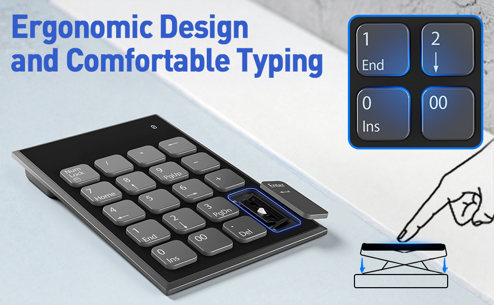 Ergonomic Design and Comfortable Typing