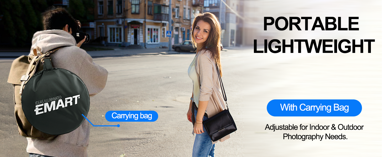 with carrying bag