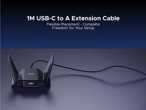 wifi adapter usb wifi 6 7 adapter for desktop pc ax5400 be6500 wifi dongle usb3.0 wireless adapter