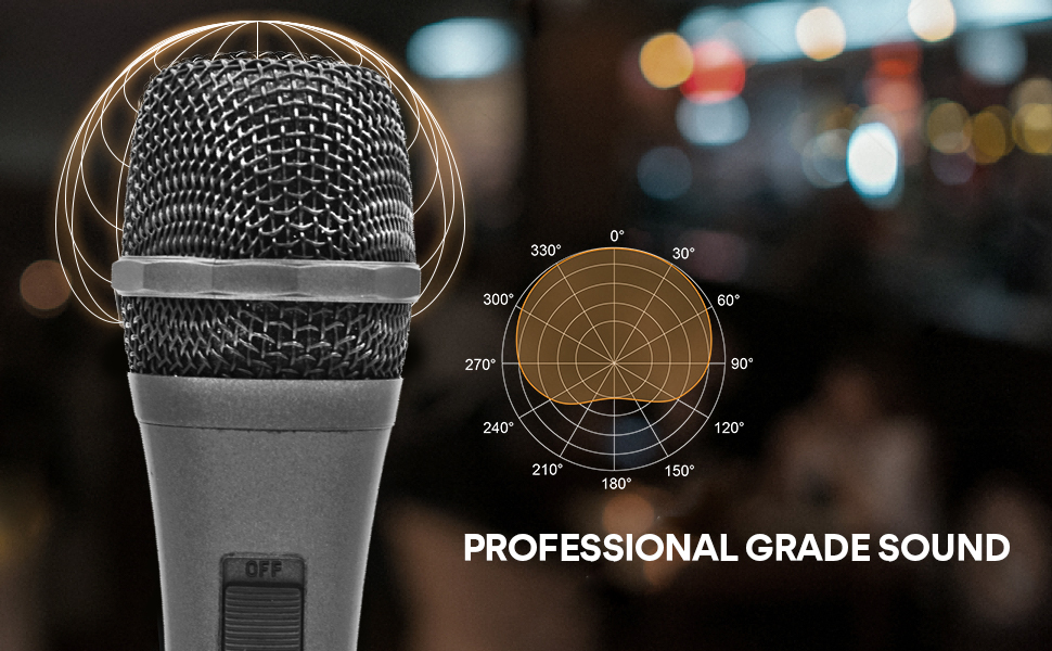 microphone for singing, wired microphone, dynamic microphone, mic, singing microphone