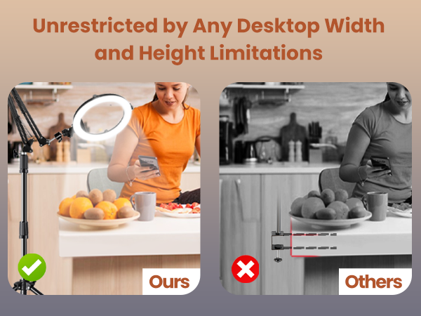 canvas lamp with phone holder