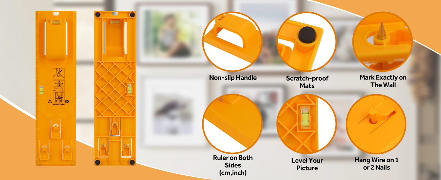 Picture Hanging Tool with Level