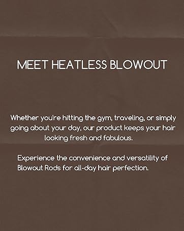 heatless blowout