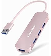 USB 3.0 Hub MEANHIGH 4 Port USB Hub for Laptop Multiport Splitter for Computer USB Port Expander ...