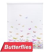 LazBlinds Cordless Cellular Shades Printed Pattern Light Filtering Cellular Blinds for Window Siz...