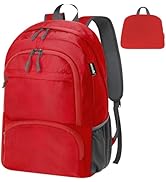 HOLYLUCK 20L lightweight packable Hiking Daypack Foldable Backpack for Men Women Small Travel Out...