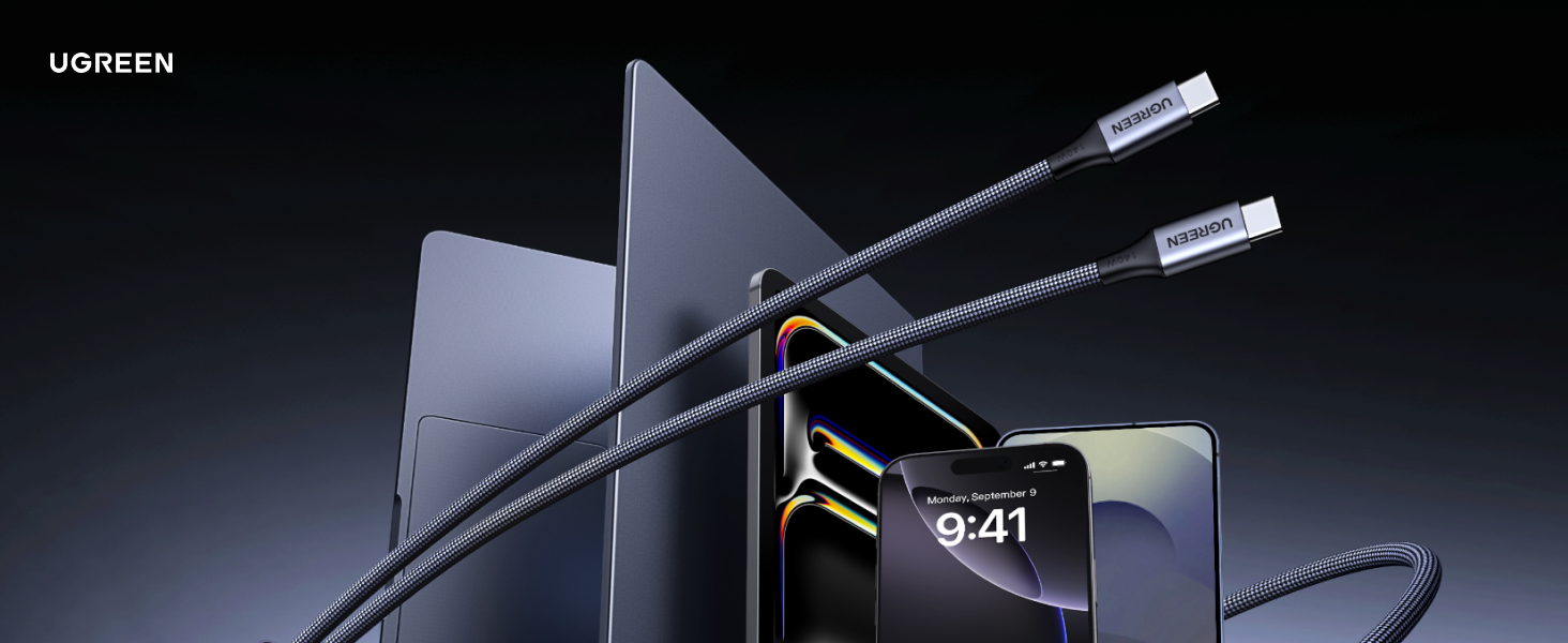 140W 2 IN 1 USB C Cable