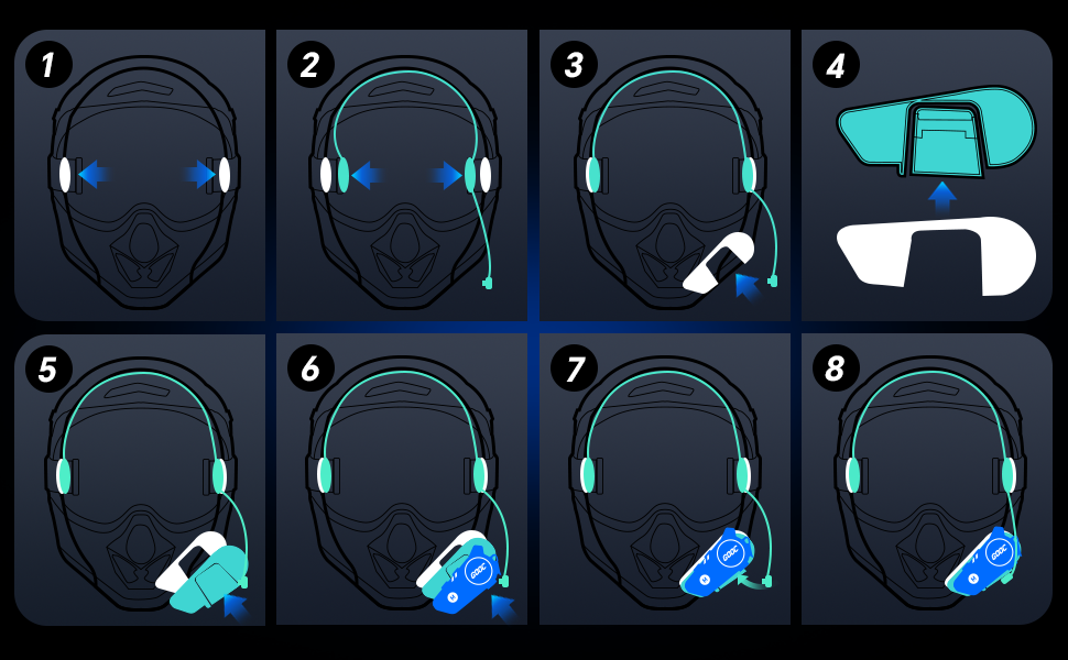 bluetooth motorcycle helmet