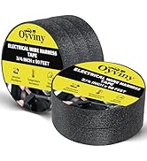 Oyviny 5 Rolls Electrical Wiring Harness Tape 3/4 Inch x 50 FT Self-Adhesive Wire Harness Cloth T...