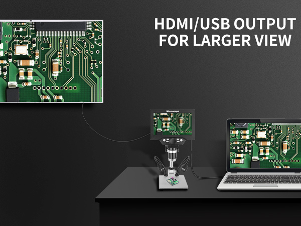 Microscope for Coins/Plant/Rock/Circuit Board