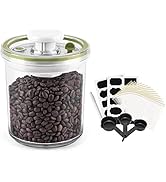 Coffee Canister, 1.1 Qt / 1.2L Coffee Containers, MISS BIG Coffee Vacuum Container for Keeping Fr...
