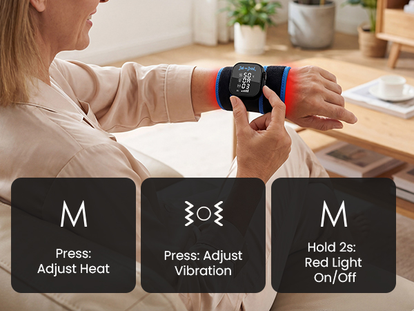 BOB AND BRAD TheraHeat Red Light Wrist Wrap