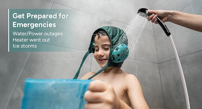 Portable shower for camping