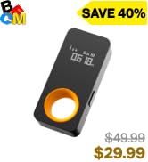 HOTO Laser Measuring Tool, Pocket-Size 98Ft Digital Laser Tape Measure ±2mm Accuracy, USB-C Recha...