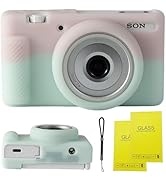 SZHSYJY Camera Case for Sony ZV-1F/ ZV-1 II/ZV-1M2 Digital Camera,ZV1F Soft Silicone Protective B...