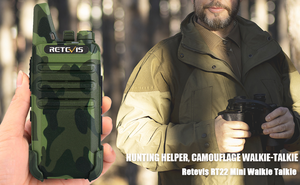 walkie talkies RT22 designed for hunting