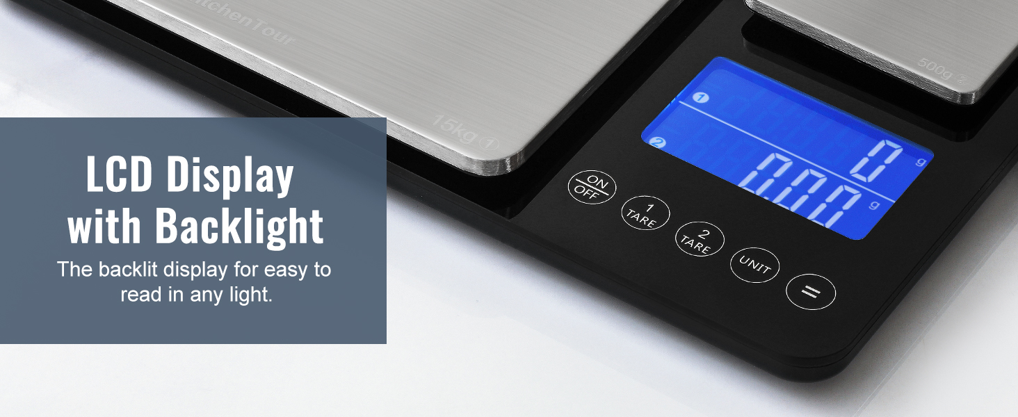 dual kitchen scale