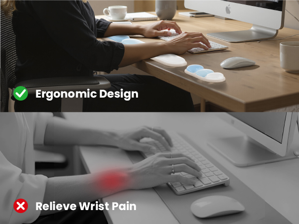 Silicone Gel Wrist Rest for Computer Keyboard