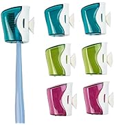 Framendino, 6 Pack Toothbrush Head Covers with Suction Cup Toothbrush Protective Case Great Tooth...