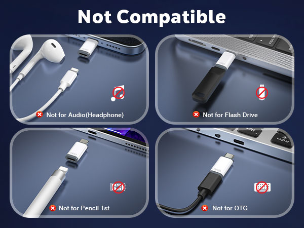 lighting to usb c adaptor converter 