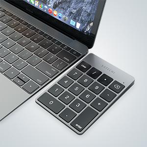 Aluminum Slim Wireless Rechargeable Keypad