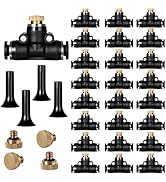 Brass Misting Nozzles Outdoor Cooling System Heavy Duty Misting Nozzle for Outdoor Cooling system...