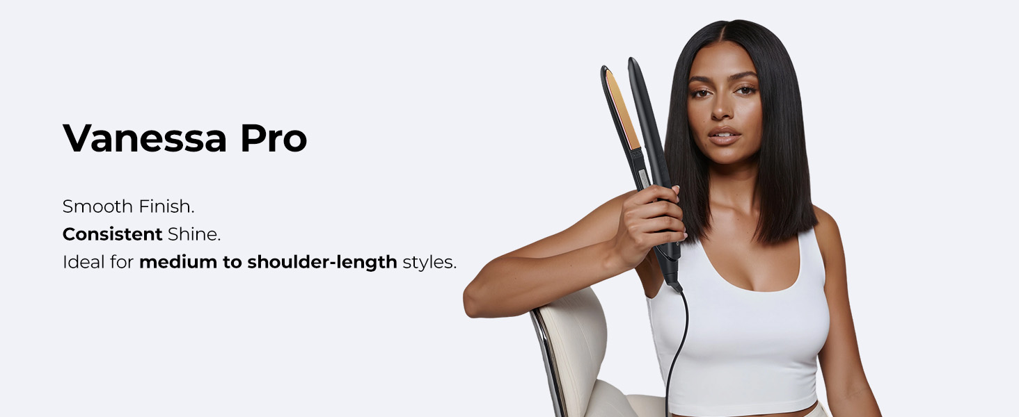 Vanessa pro Smooth Finish.Consistent Shine.ldeal for medium toshoulder-length styles.