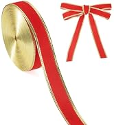 Craftdady Red Ribbon 1 Inch Satin Ribbon Thin for Gift Wrapping Weddings | 21.87 Yards Polyester ...