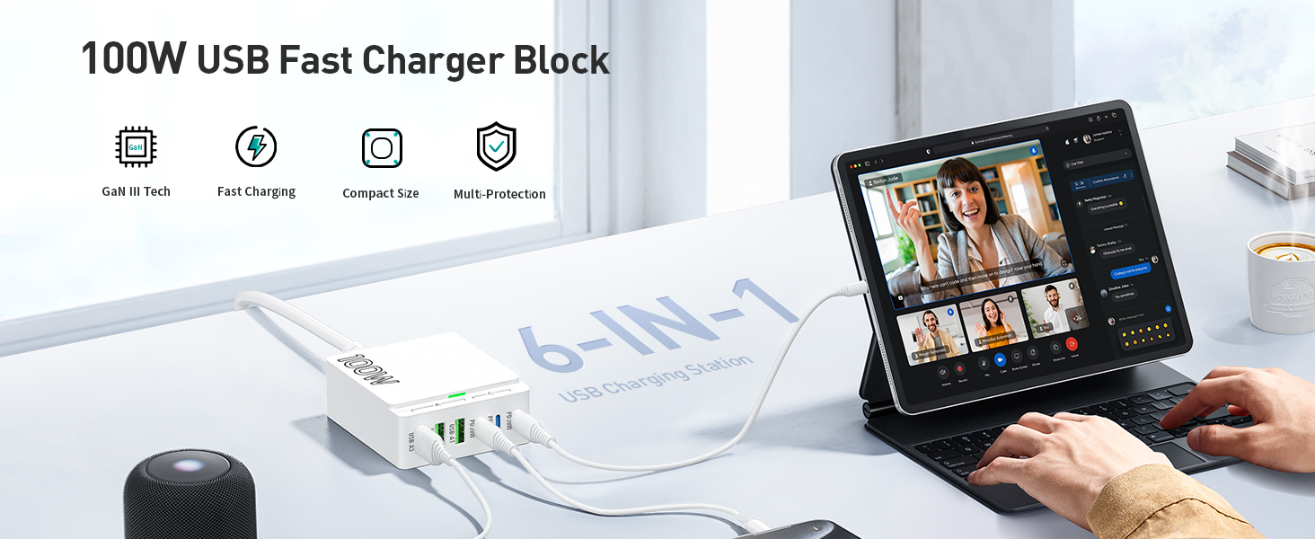 100w usb c charger block