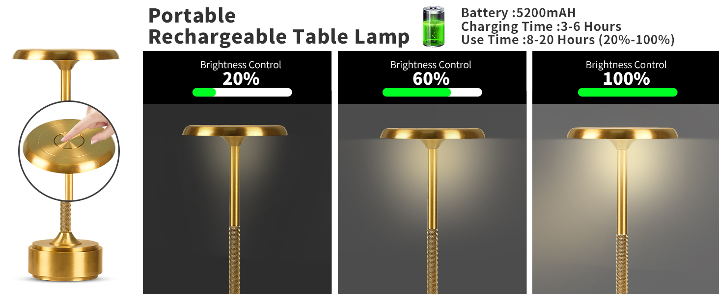 dimmable table lamp