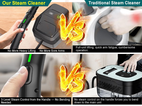our steam cleaner