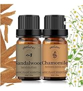 yethious Chamomile Sandalwood Essential Oil 100% Pure Organic Chamomile Essential Oil Set for Dif...