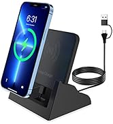 COO Wireless Charger 15W Max Fast Wireless Charging Stand, Wireless Phone Charger for iPhone 14/1...