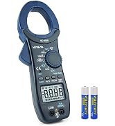 VENLAB Digital Clamp Meter 1000A T-RMS 6000 Counts AC/DC Current Multimeter, Voltage Tester with ...