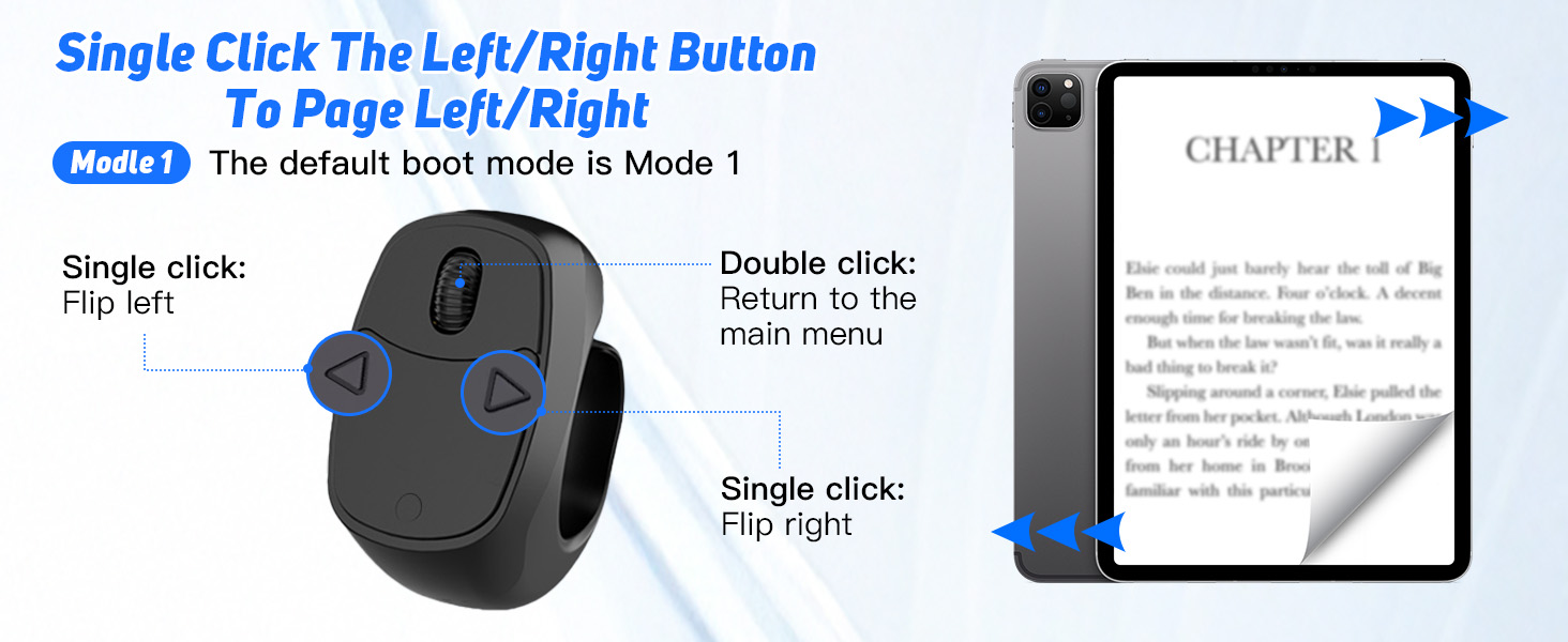 Scrolling Ring Remote Control for Tiktok