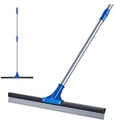 DSV Standard Professional Floor Scrubber Squeegee | Rubber Broom 75 cm (30”) Solid Natural Silico...