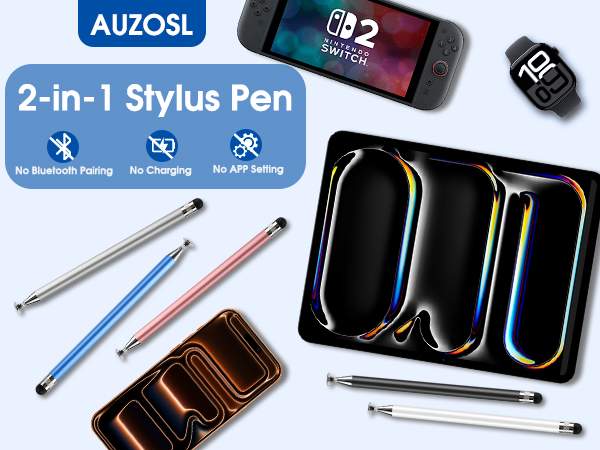 2 in 1 stylus pen