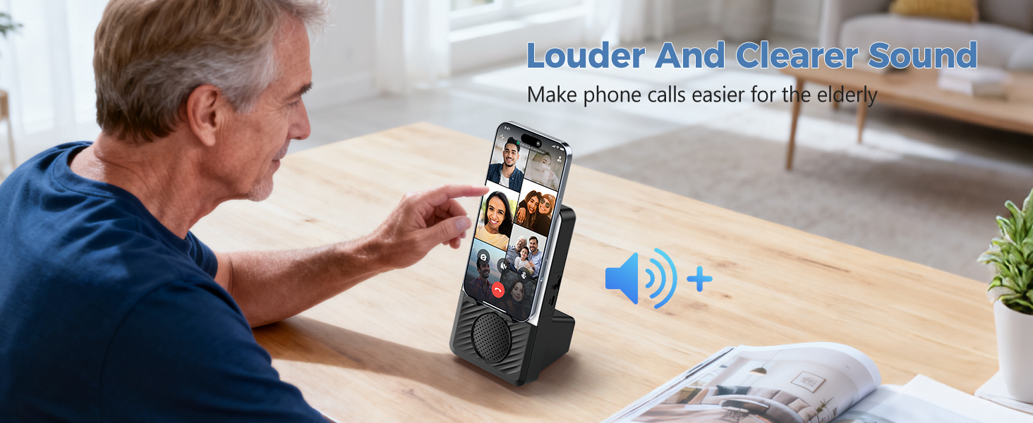 Louder and clearer sound