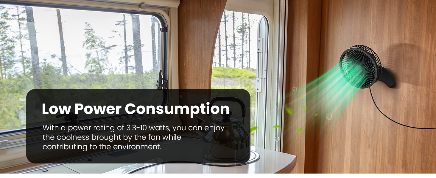 8 Inch Wall-mount Fan