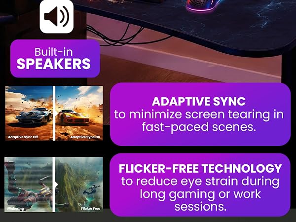 To minimize screen tearing in fast-paced scenes