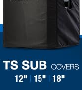 Alto Professional TS18S Durable Slip-on Cover for TS12S Powered Subwoofer with Nylon Lining Const...