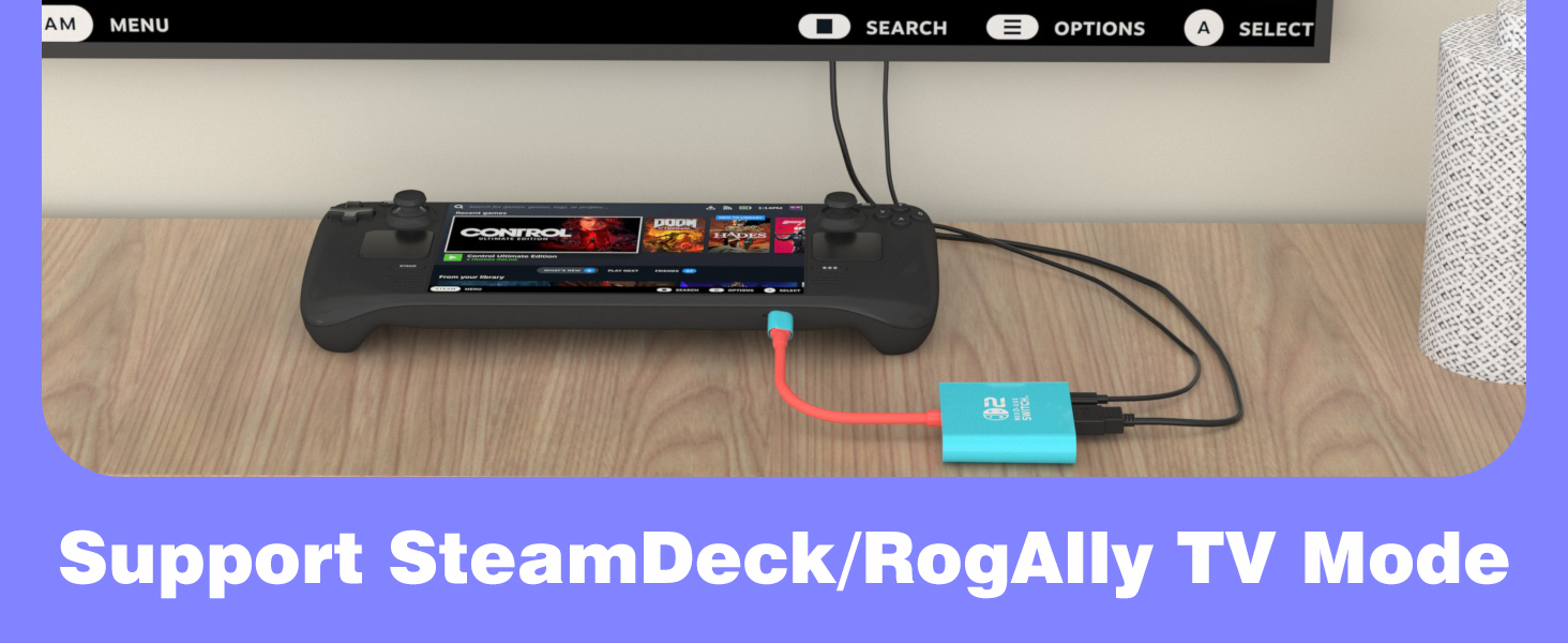 support switch dock mode