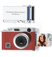 iDPRT Instant Film Camera, Instant Print Camera, Instant Digital Camera Wireless Bluetooth Photo ...